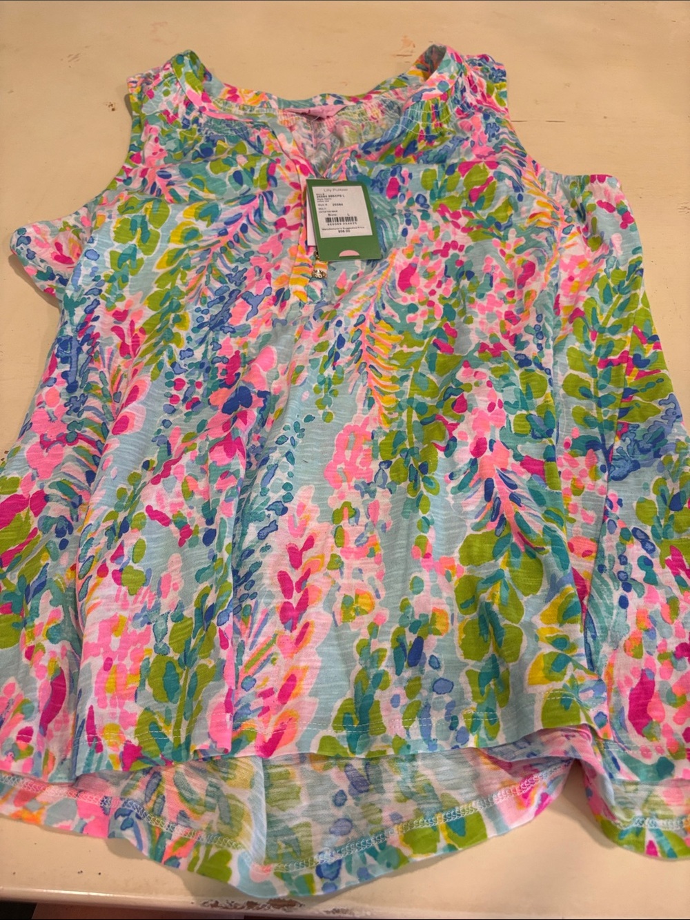 Lilly Pulitzer catch the wave Essie Tank
